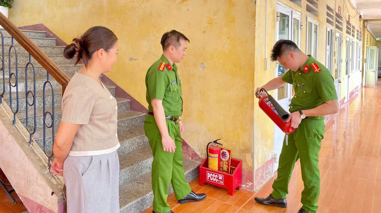 CHỦ ĐỘNG ĐẢM BẢO AN TOÀN PCCC VÀ CNCH PHỤC VỤ KỲ KIỂM TRA, ĐÁNH GIÁ NĂNG LỰC TUYỂN SINH VÀO LỚP 6 NĂM HỌC 2026 – 2027
