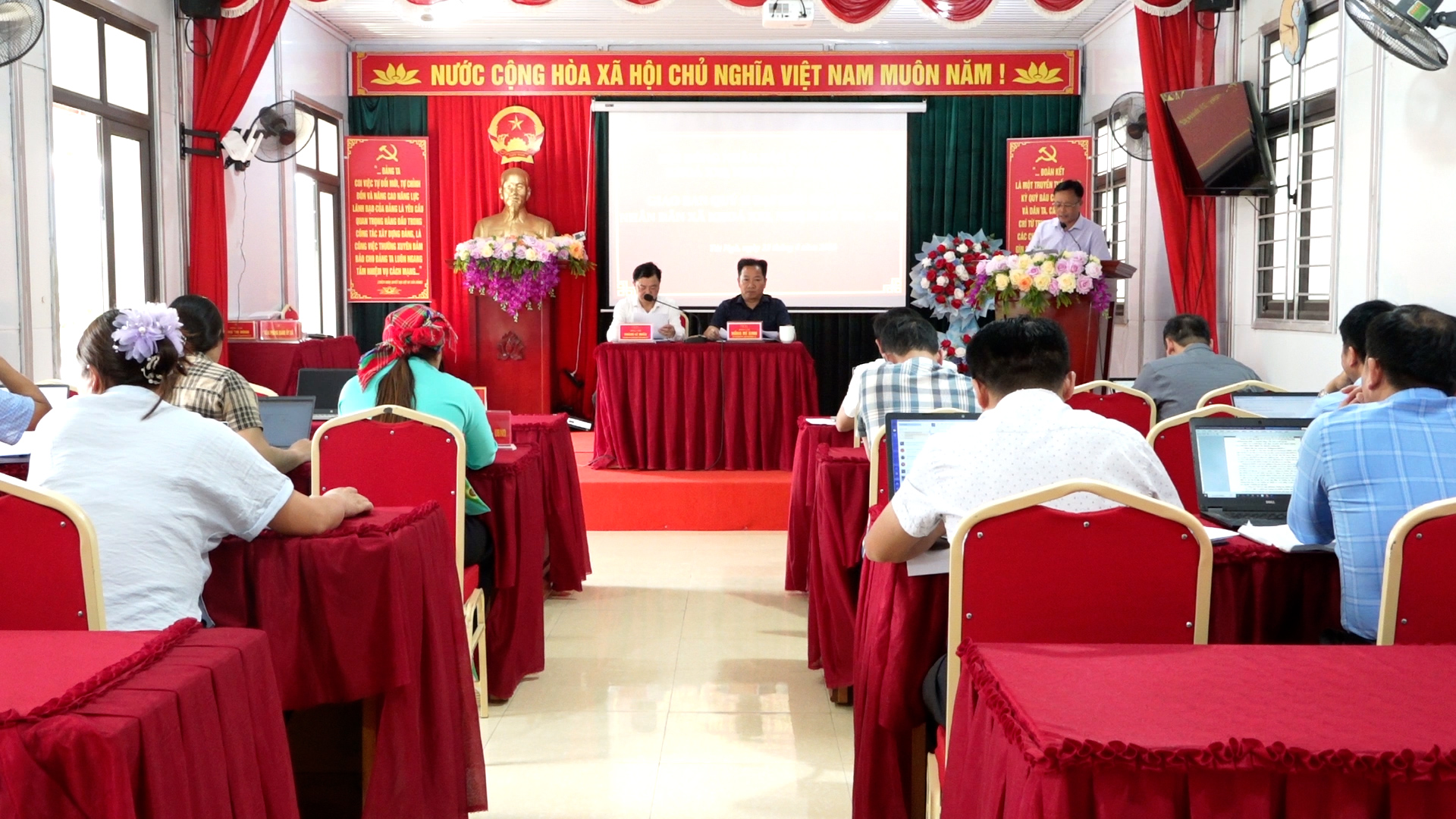 Giao ban quý II đại biểu HĐND xã Tát Ngà khóa XXI, nhiệm kỳ 2026 – 2031