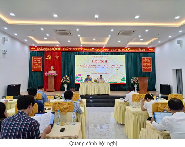 Khối thi đua Kinh tế - Xây dựng  Sơ kết công tác thi đua, khen thưởng 6 tháng đầu năm 2026