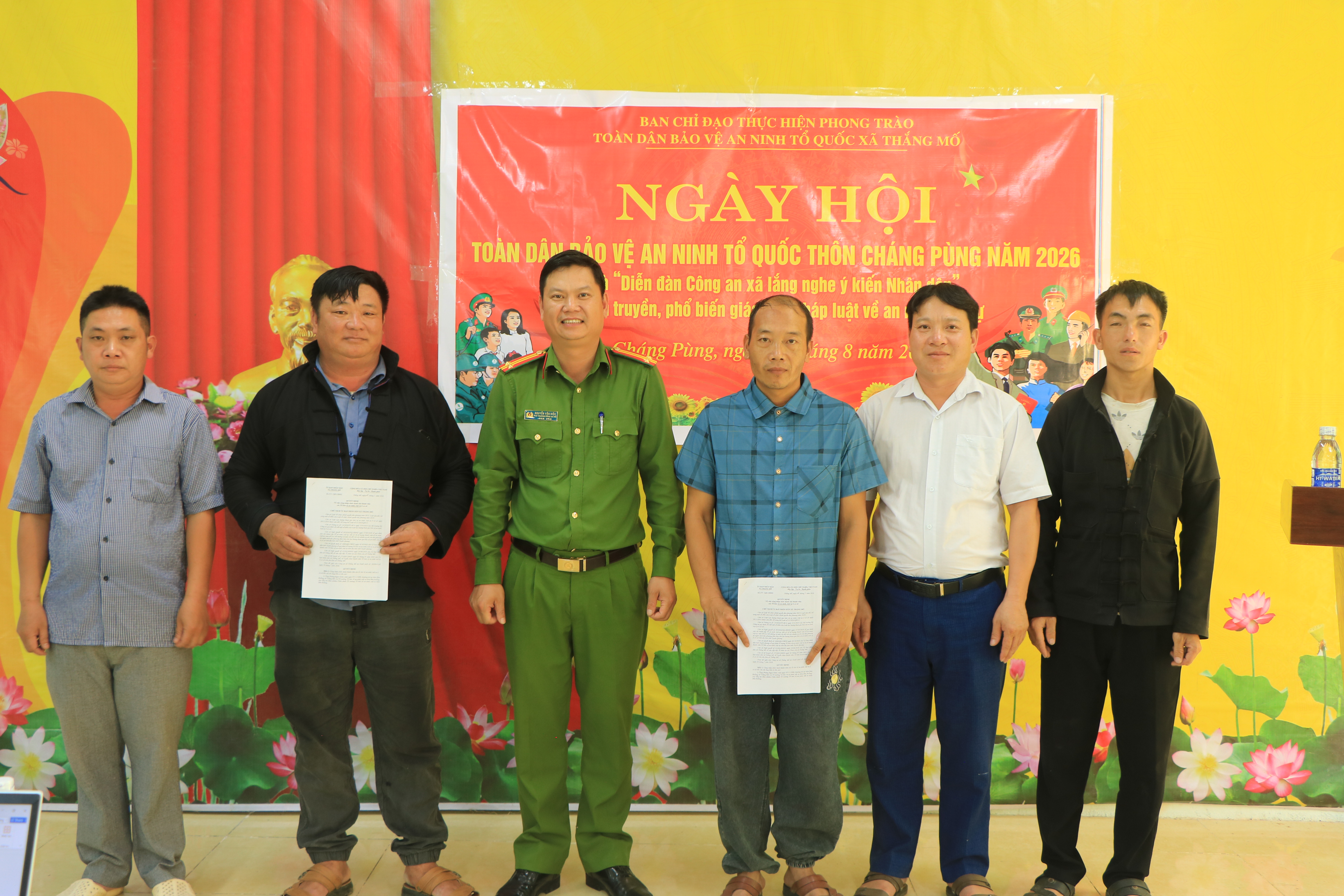 SÔI NỔI NGÀY HỘI TOÀN DÂN BẢO VỆ AN NINH TỔ QUỐC NĂM 2026 TẠI HAI THÔN SỦNG PHÍNH VÀ CHÁNG PÙNG.