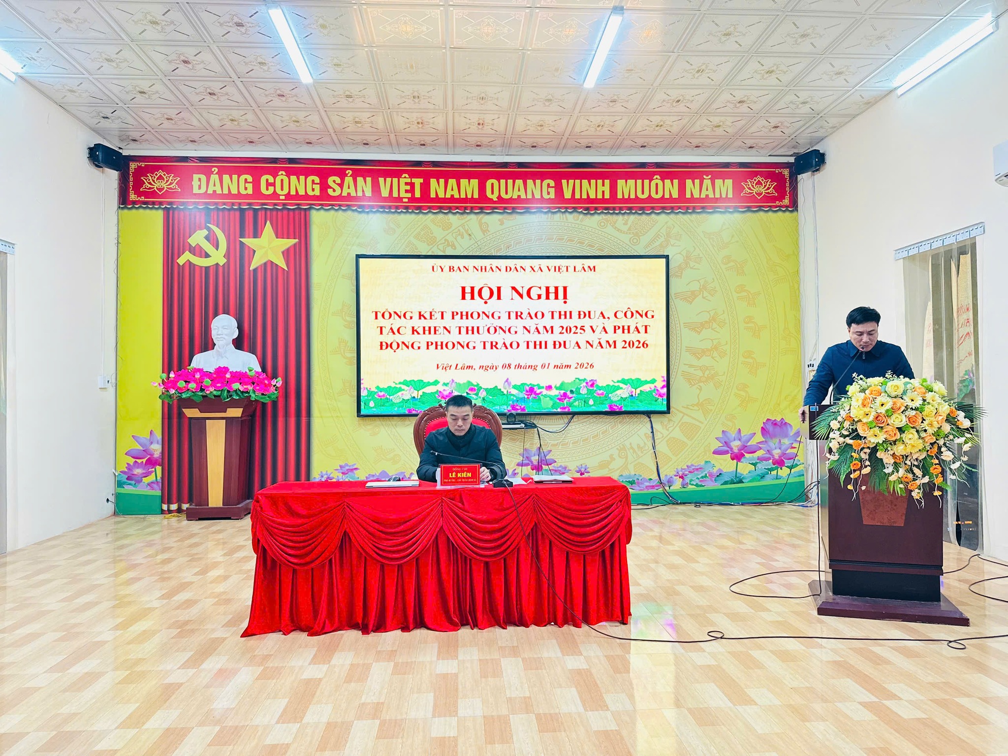 XÃ VIỆT LÂM TỔ CHỨC HỘI NGHỊ TỔNG KẾT PHONG TRÀO THI ĐUA NĂM 2025