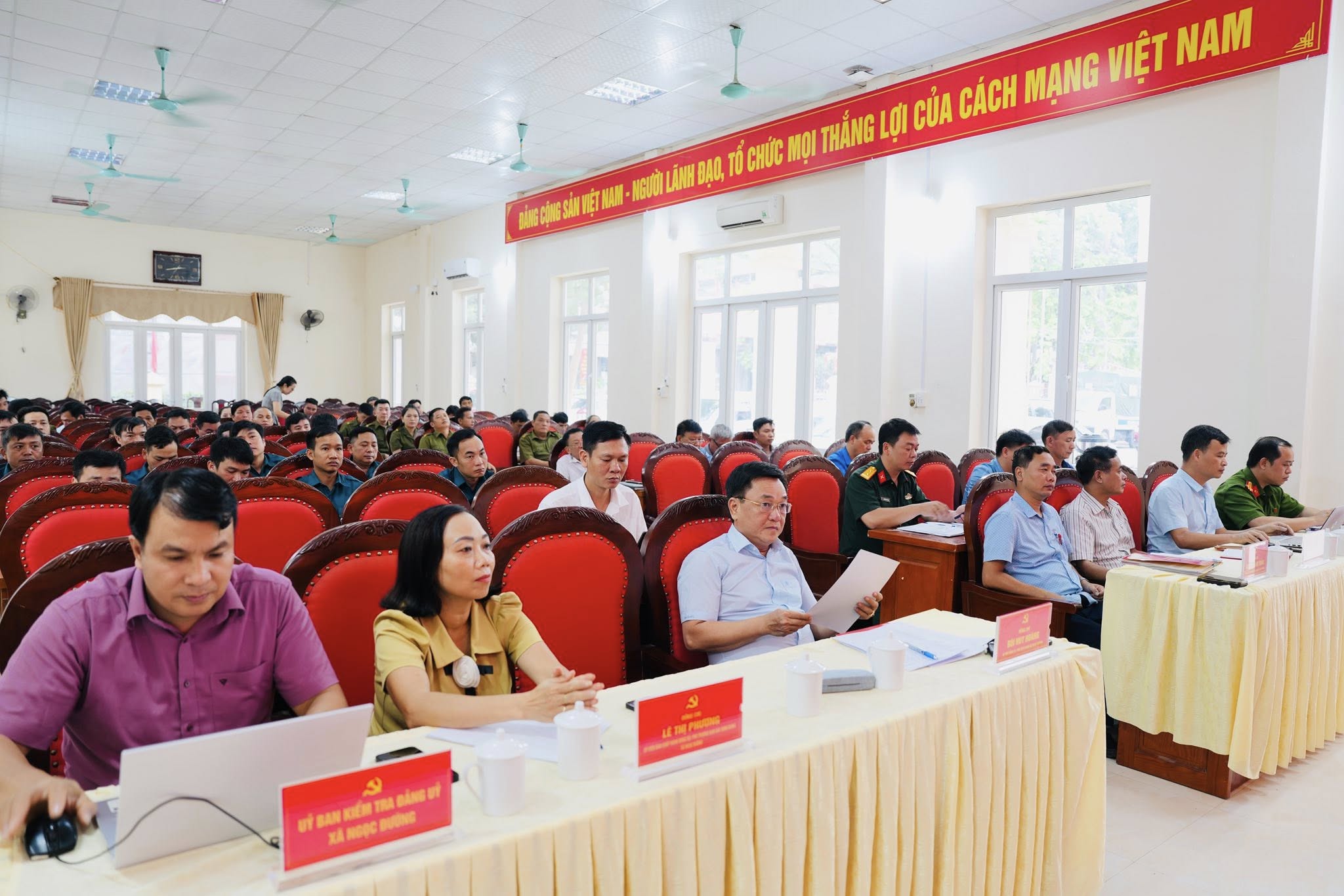 Xã Ngọc Đường sơ kết công tác phòng, chống thiên tai 6 tháng đầu năm/2026