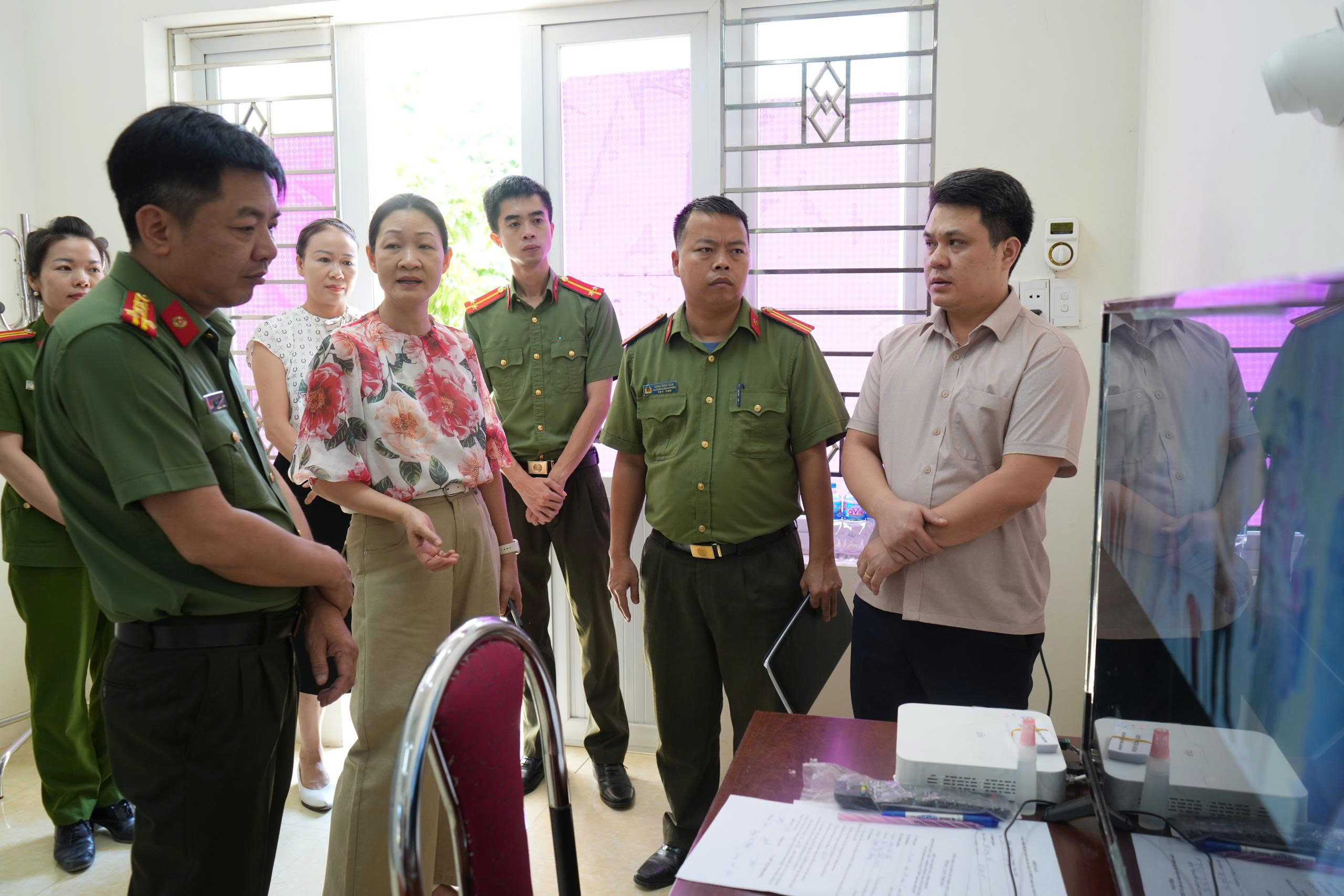  LÃNH ĐẠO CÔNG AN TỈNH KIỂM TRA CÔNG TÁC BẢO ĐẢM AN NINH TRẬT TỰ, TRẬT TỰ AN TOÀN GIAO THÔNG KỲ THI TUYỂN SINH VÀO LỚP 10