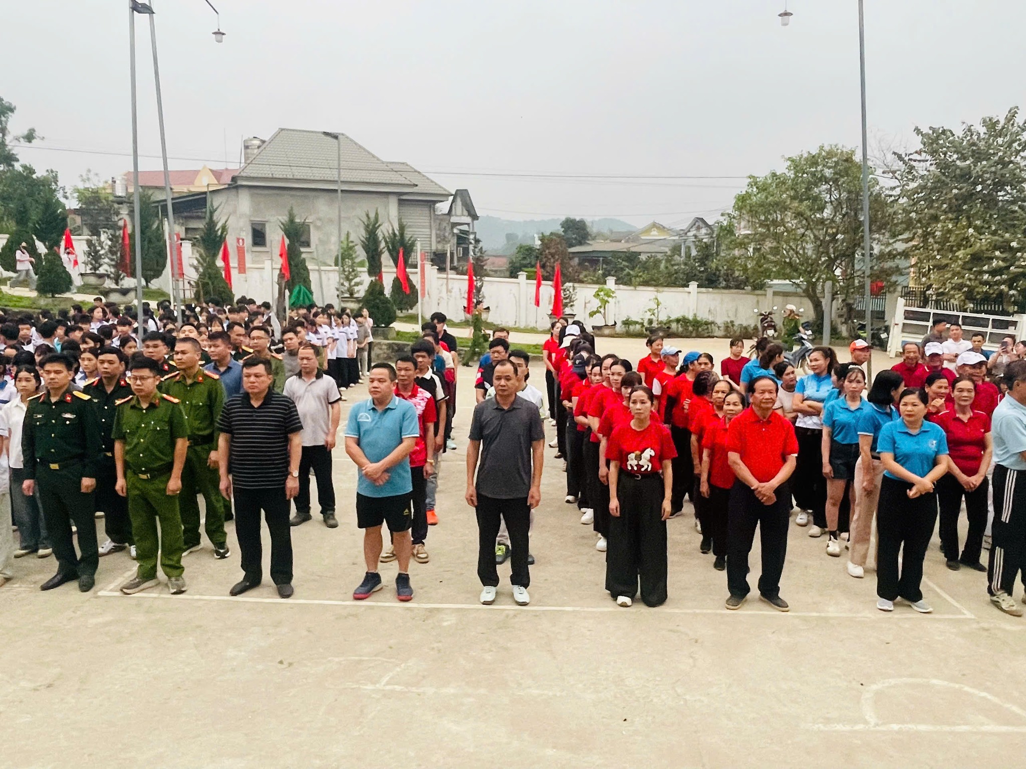 Sôi Nổi Ngày Chạy Olympic Vì Sức Khỏe Toàn Dân Năm 2026 Tại Xã Hùng Đức