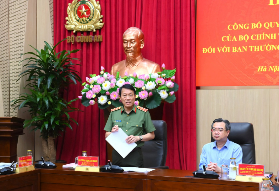 CÔNG BỐ QUYẾT ĐỊNH KIỂM TRA, GIÁM SÁT CỦA BỘ CHÍNH TRỊ, BAN BÍ THƯ ĐỢT 3 NĂM 2026 ĐỐI VỚI BAN THƯỜNG VỤ ĐẢNG ỦY CÔNG AN TRUNG ƯƠNG