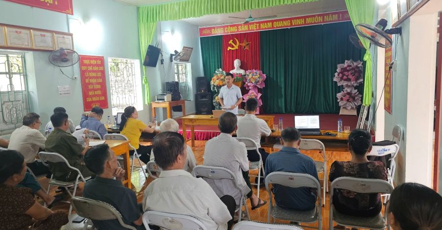 Hòa giải tranh chấp đất đai tại thôn Quang Sơn