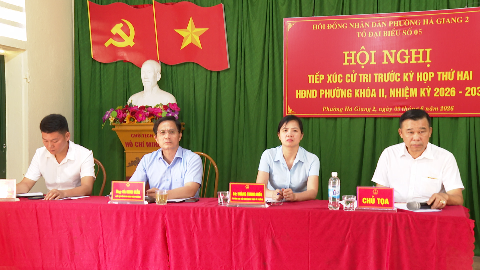 Chủ tịch UBND phường Hà Giang 2 tiếp xúc cử tri tại Khu vực Phong Quang ( cũ)