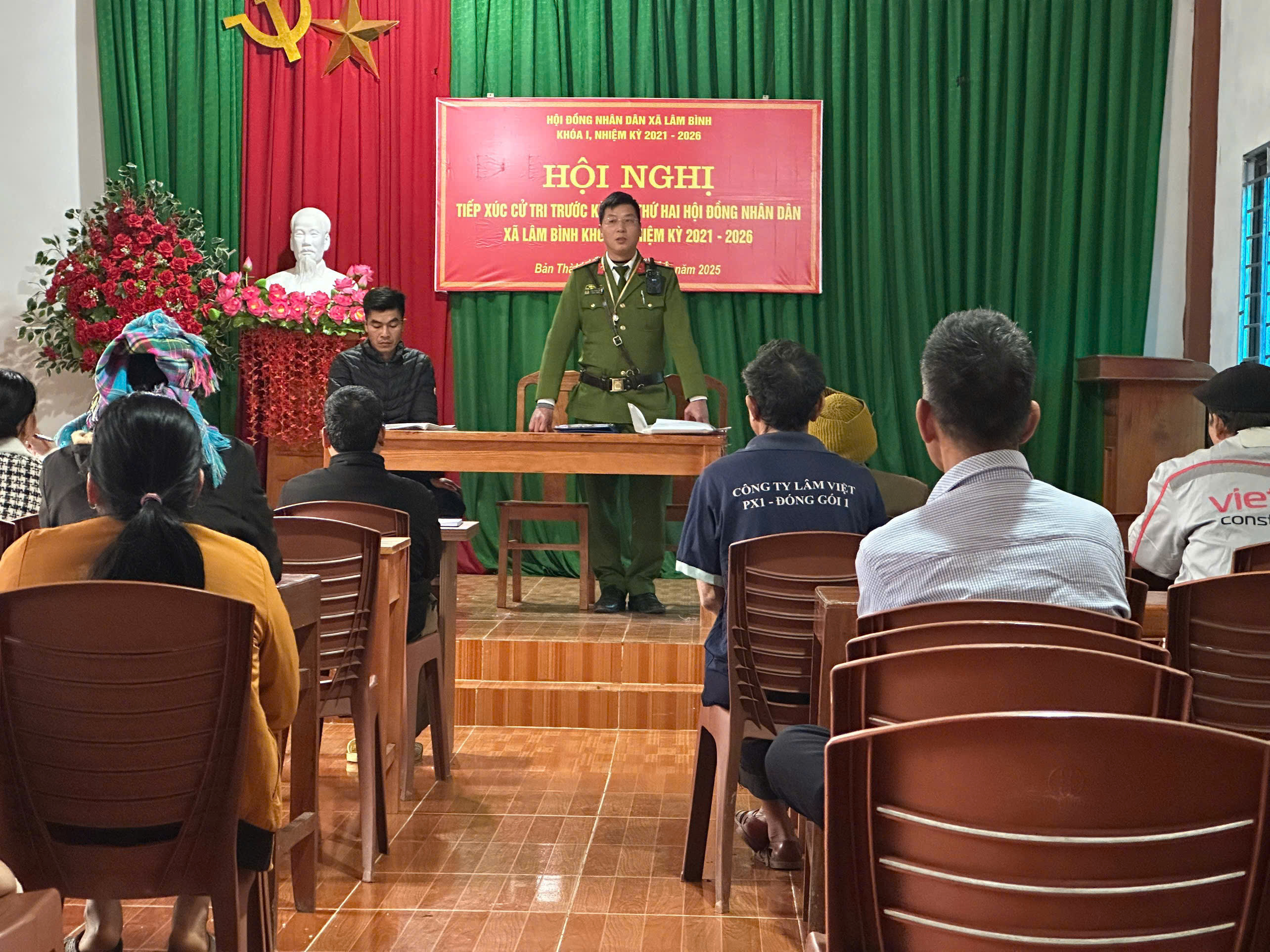 LÂM BÌNH TĂNG CƯỜNG BẢO ĐẢM TTATGT PHỤC VỤ BẦU CỬ