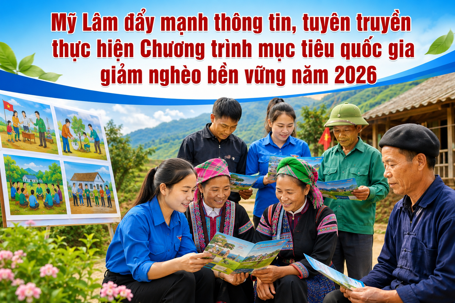 Mỹ Lâm đẩy mạnh truyền thông về giảm nghèo bền vững năm 2026