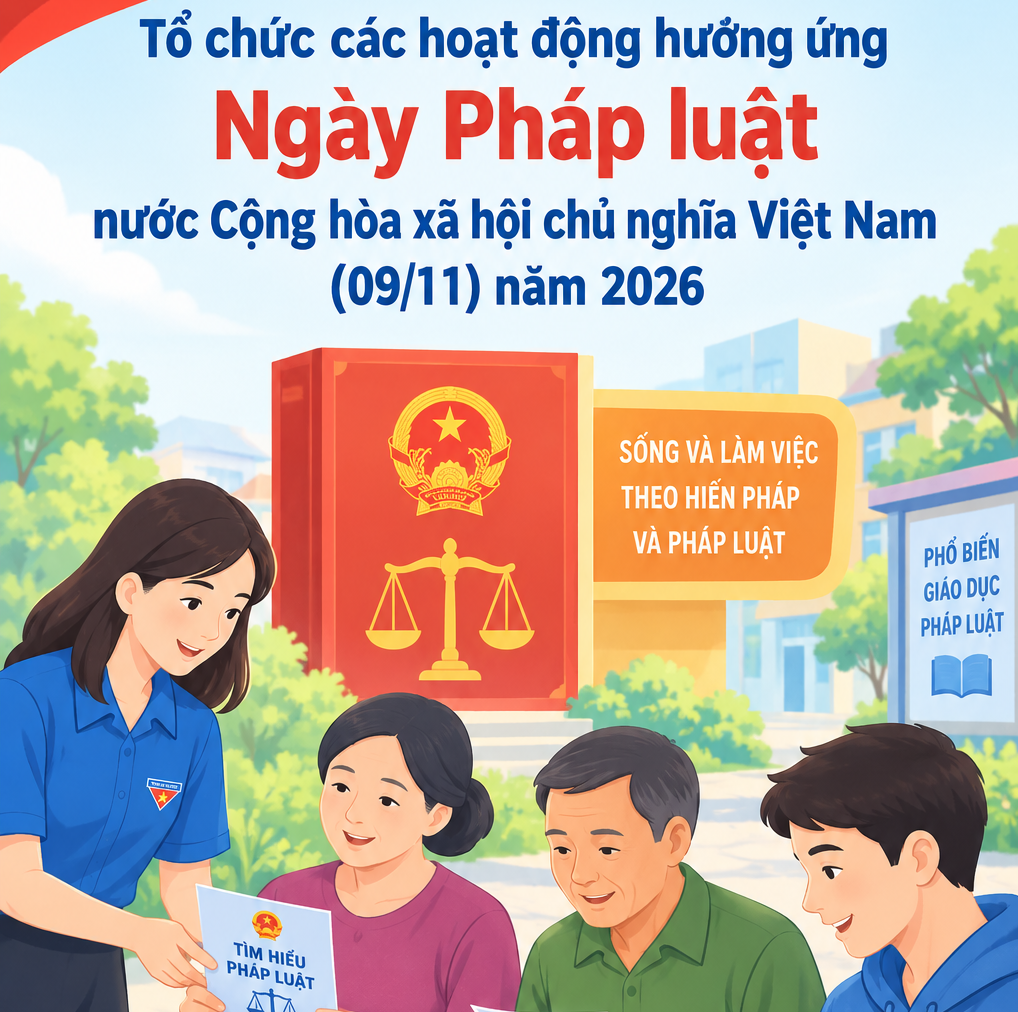 KẾ HOẠCH Tổ chức các hoạt động hưởng ứng Ngày Pháp luật nước Cộng hòa xã hội chủ nghĩa Việt Nam (09/11) năm 2026