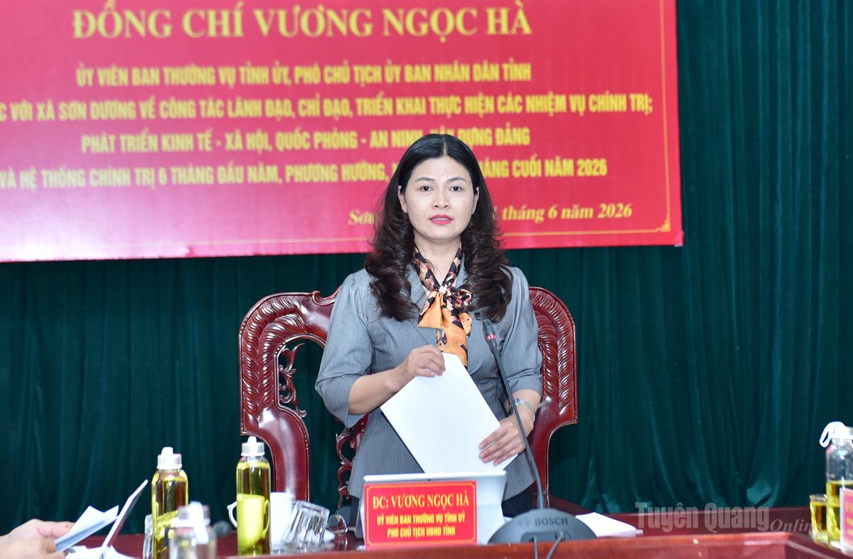 Xã Sơn Dương chủ động tháo gỡ khó khăn, quyết tâm hoàn thành các nhiệm vụ năm 2026