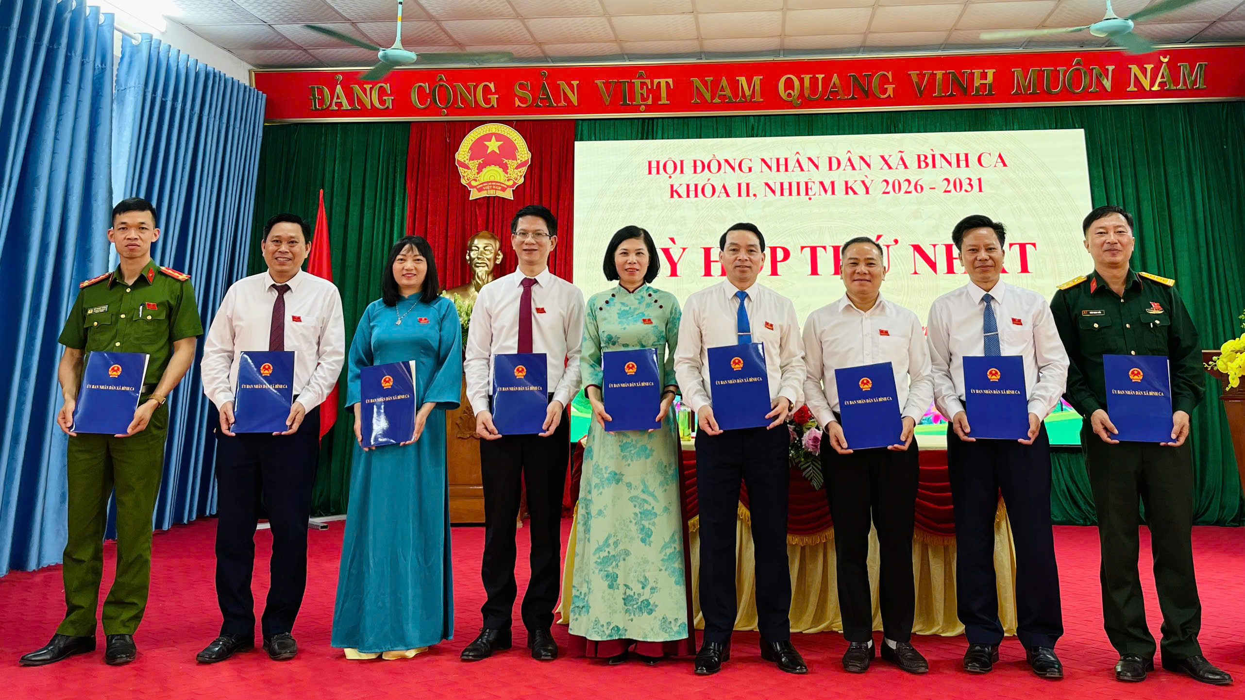 Kỳ họp thứ nhất HĐND xã Bình Ca khóa II, nhiệm kỳ 2026 – 2031