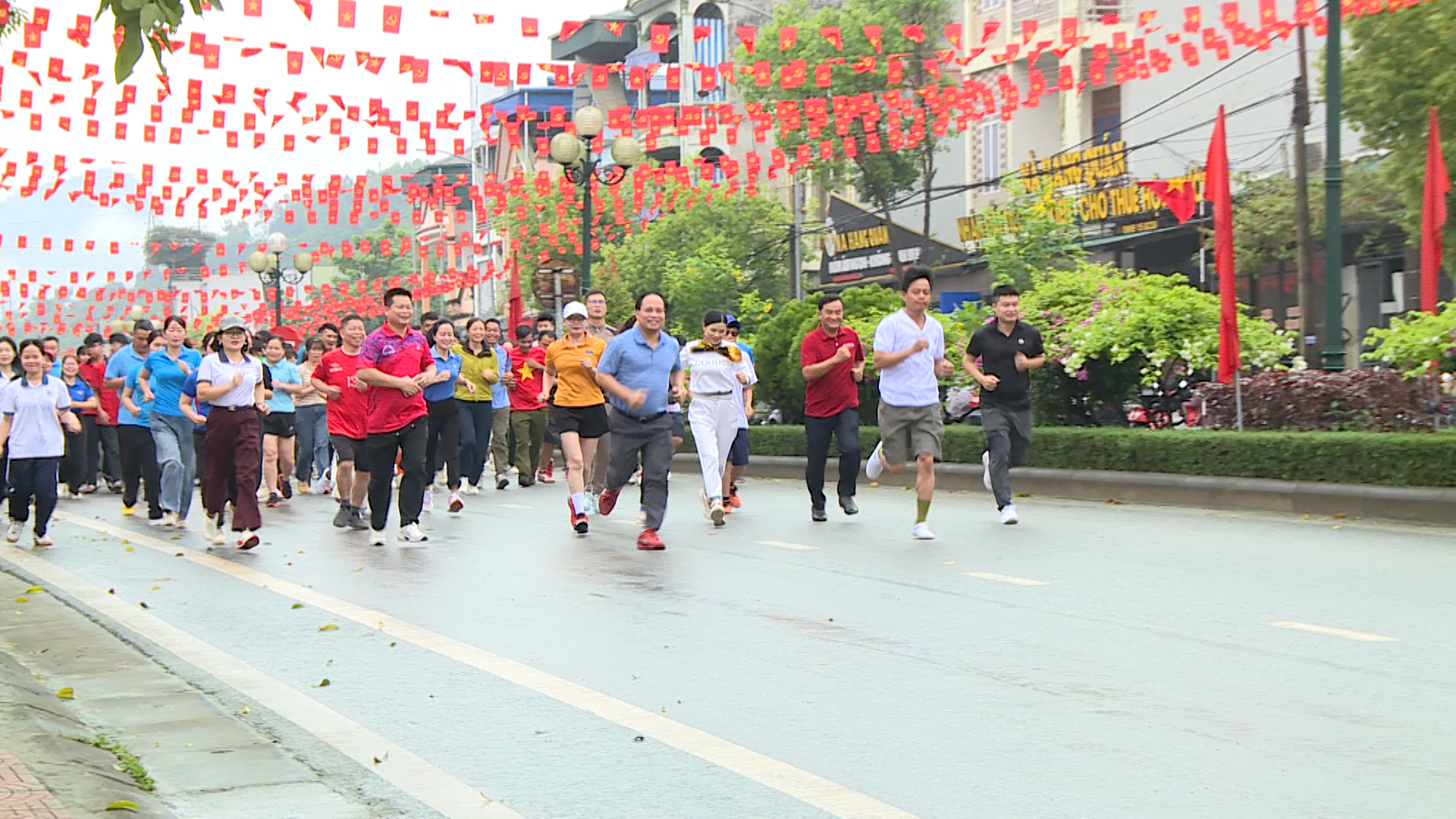 Xã Nà Hang phát động Ngày chạy Olympic – Vì sức khỏe toàn dân – Vì an ninh Tổ quốc năm 2026