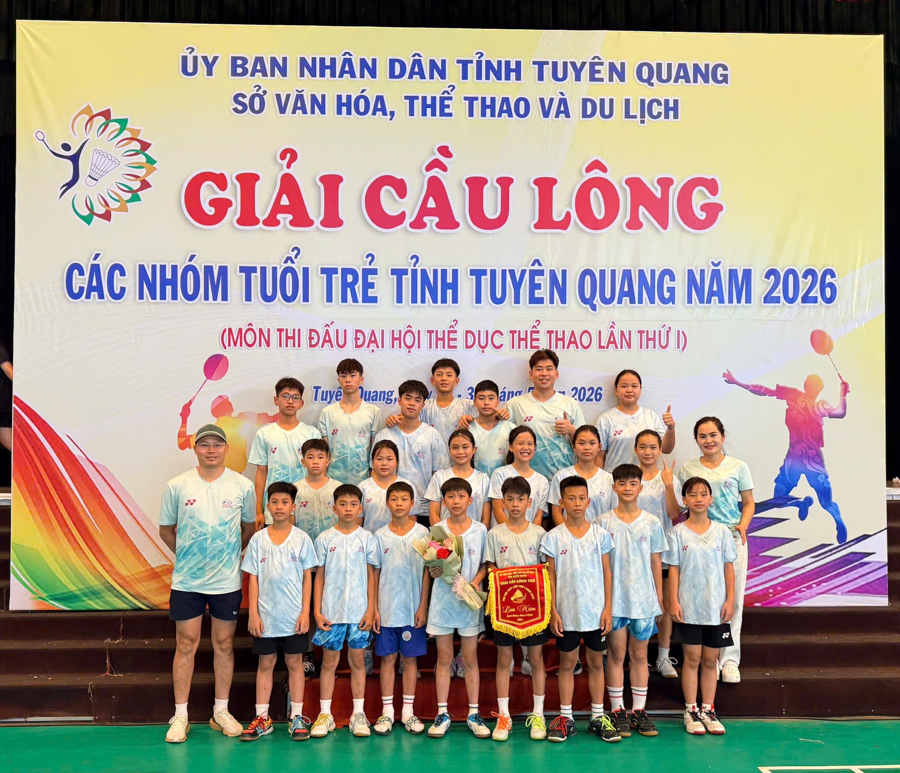 Xã Mèo Vạc tham gia Giải Cầu lông các nhóm tuổi trẻ tỉnh Tuyên Quang năm 2026