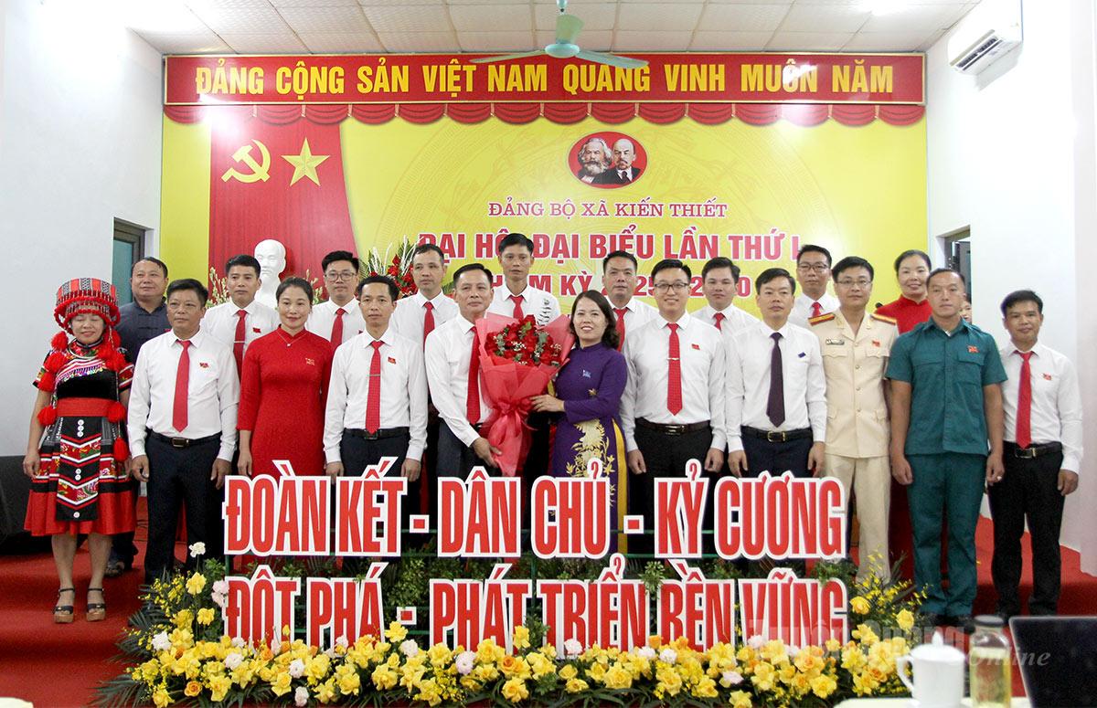 Đại hội đại biểu Đảng bộ xã Nà Hang, Nghĩa Thuận, Kiến Thiết: Phát huy tinh thần đoàn kết, thống nhất, phấn đấu hoàn thành các mục tiêu đề ra