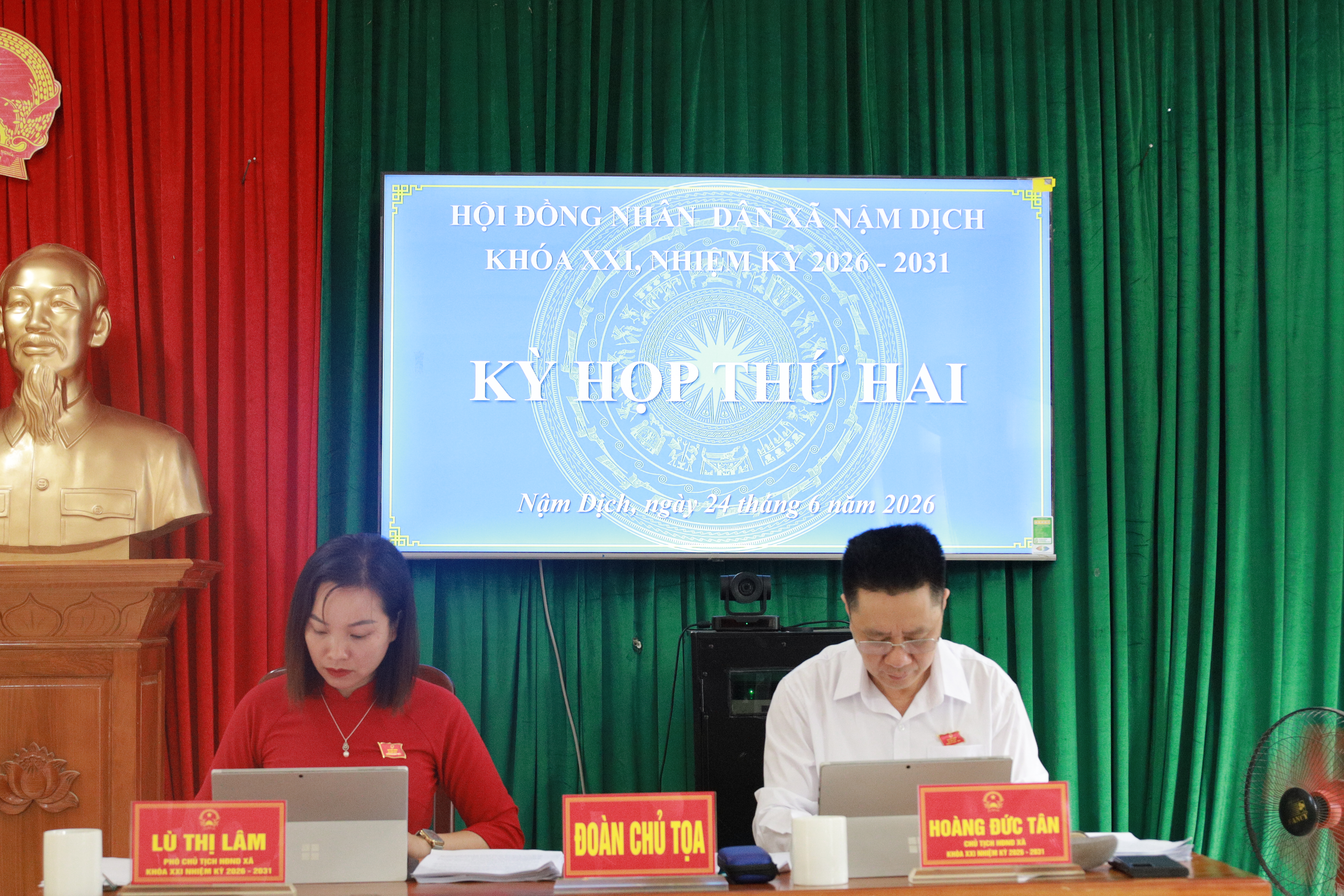 KỲ HỌP THỨ HAI HĐND XÃ NẬM DỊCH KHÓA XXI NHIỆM KỲ 2026 – 2031