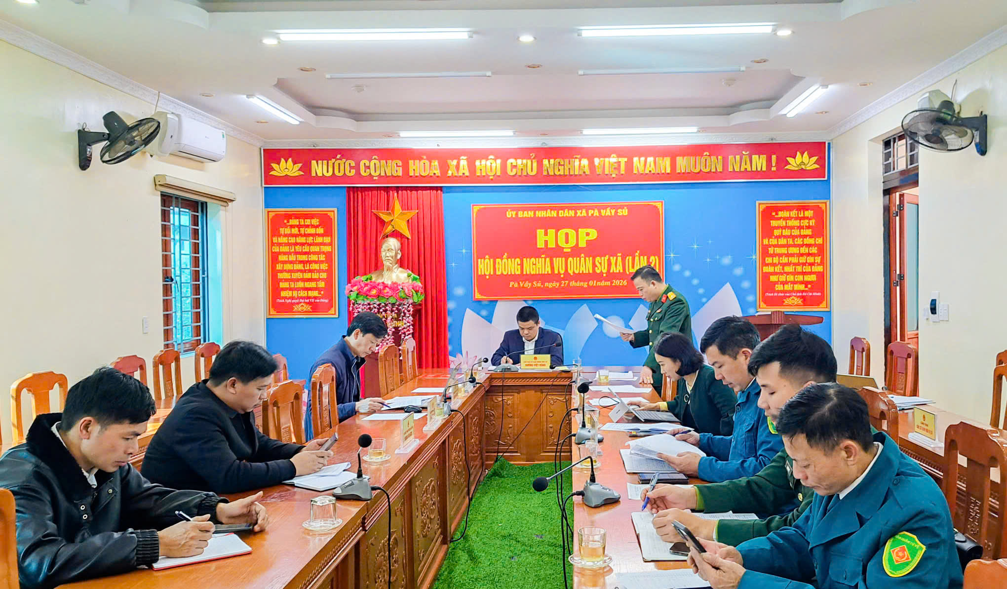 Họp Hội đồng Nghĩa vụ quân sự lần thứ hai