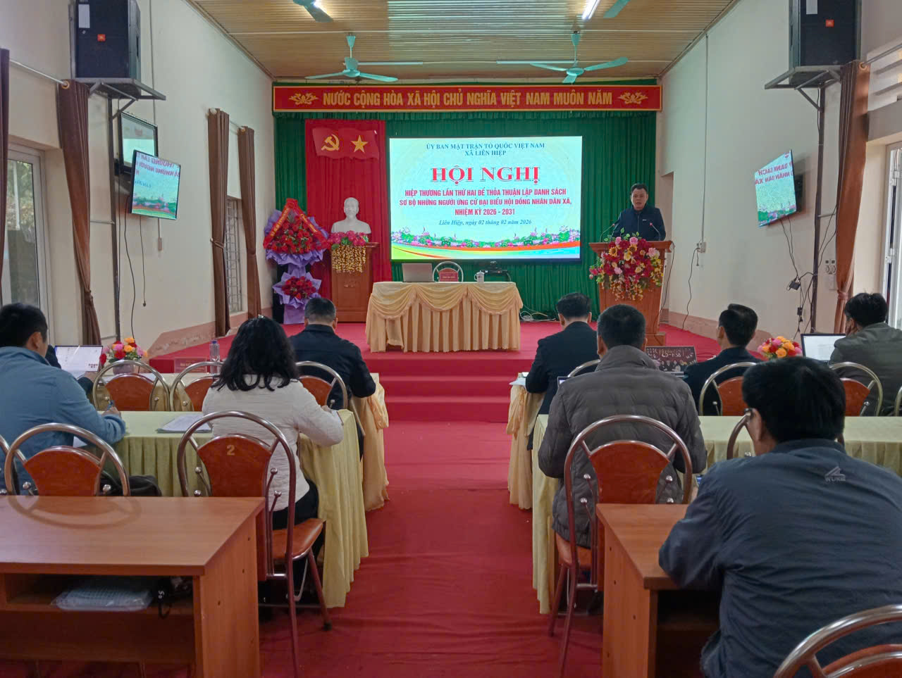 MTTQ xã Liên Hiệp tổ chức hội nghị hiệp thương lần thứ hai