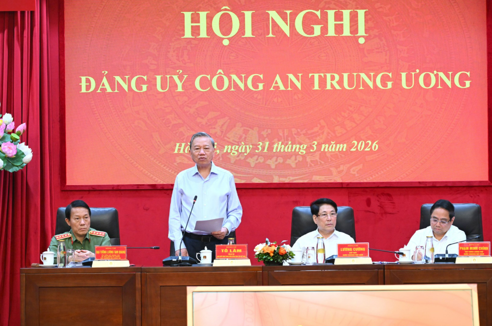 ĐẢNG ỦY CÔNG AN TRUNG ƯƠNG, LỰC LƯỢNG CÔNG AN NHÂN DÂN PHẢI TIẾP TỤC LÀ MỘT TRONG NHỮNG LỰC LƯỢNG CHỦ CÔNG, NÒNG CỐT THỰC HIỆN CÁC CHỦ TRƯƠNG CHIẾN LƯỢC CỦA ĐẢNG