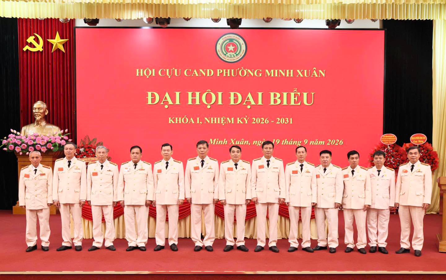 ĐẠI HỘI LẦN THỨ I HỘI CỰU CÔNG AN NHÂN DÂN PHƯỜNG MINH XUÂN