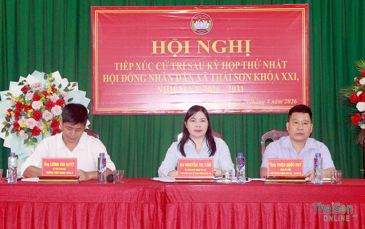 Tổ đại biểu số 3 HĐND xã tiếp xúc cử tri thôn Đoàn Kết 2 sau Kỳ họp thứ nhất HDND khóa XXI, nhiệm kỳ 2026–2031