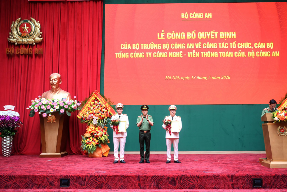 RA MẮT TỔNG CÔNG TY CÔNG NGHỆ - VIỄN THÔNG TOÀN CẦU (GTEL) TRỰC THUỘC BỘ CÔNG AN