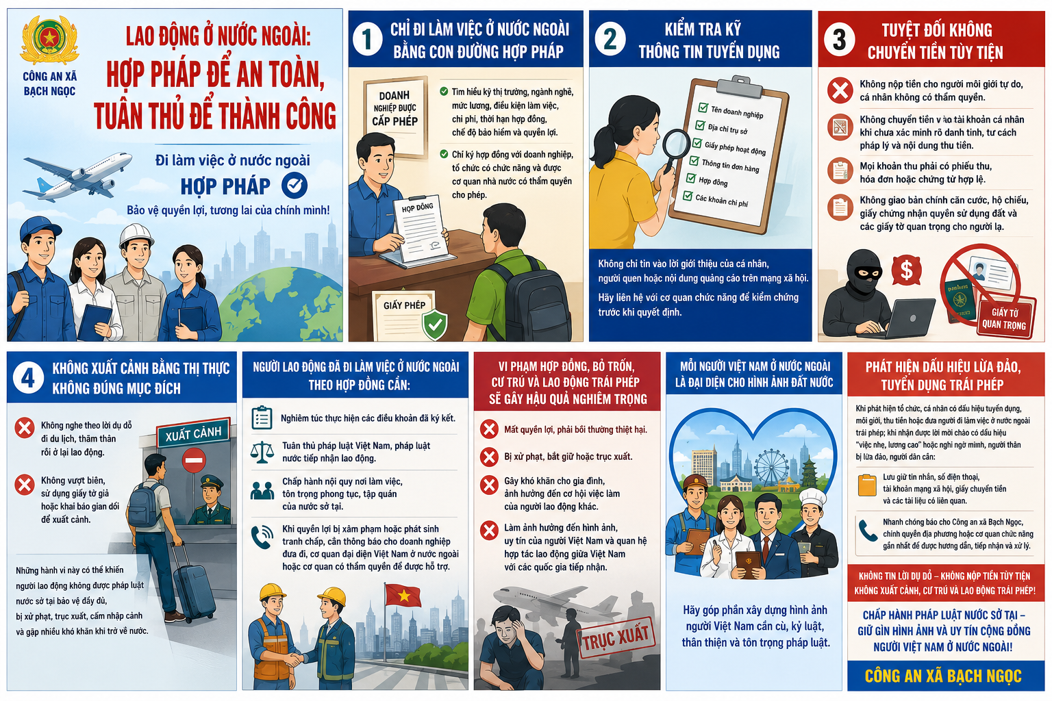 LAO ĐỘNG Ở NƯỚC NGOÀI: HỢP PHÁP ĐỂ AN TOÀN, TUÂN THỦ ĐỂ THÀNH CÔNG