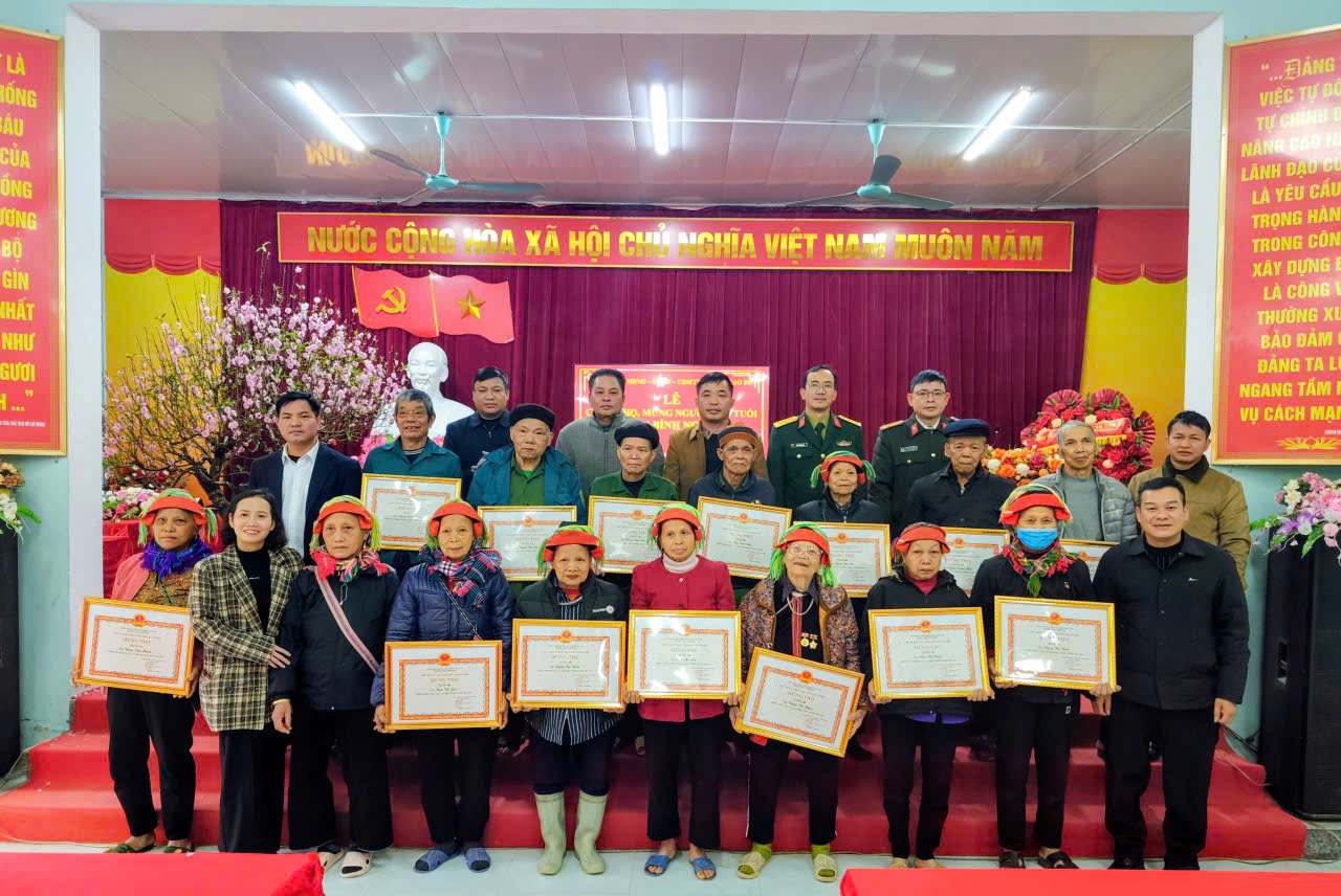 Xã Cao Bồ tổ chức Lễ chúc thọ, mừng thọ người cao tuổi xuân Bính Ngọ 2026