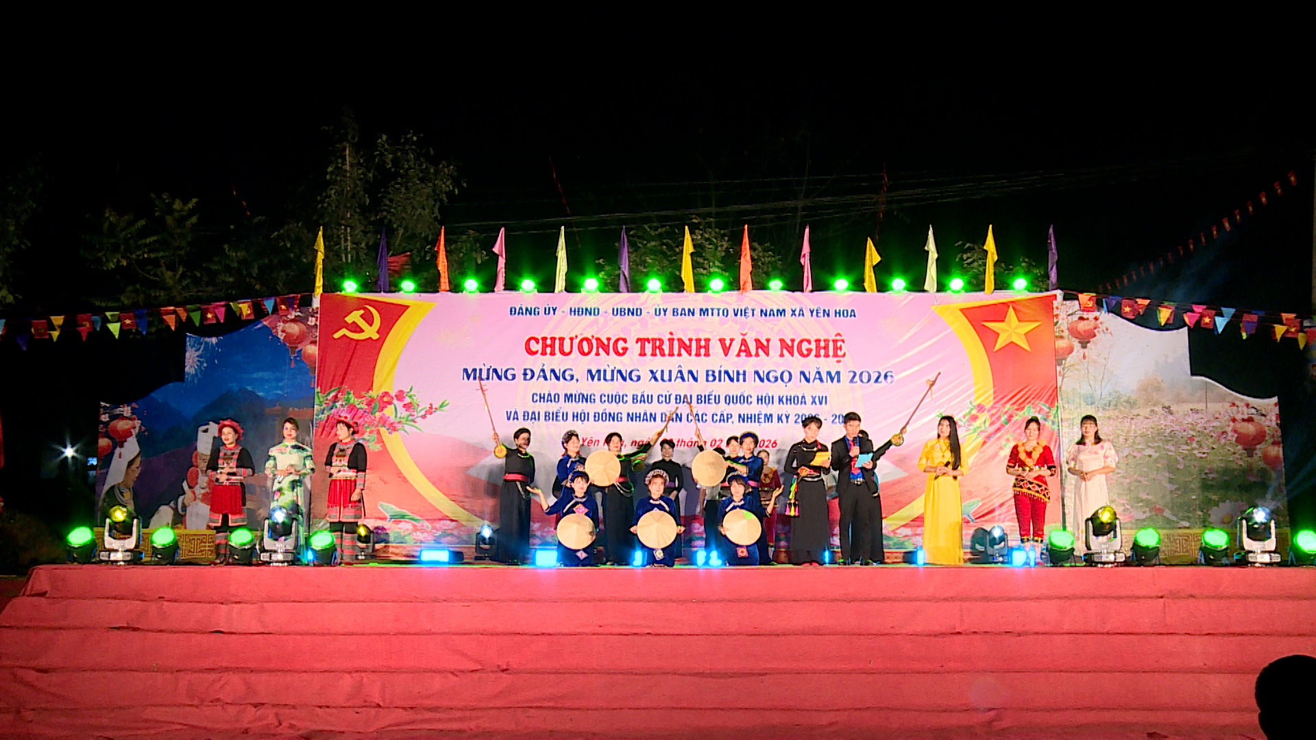 Xã Yên Hoa tổ chức chương trình Văn nghệ mừng Đảng, mừng Xuân Bính Ngọ năm 2026