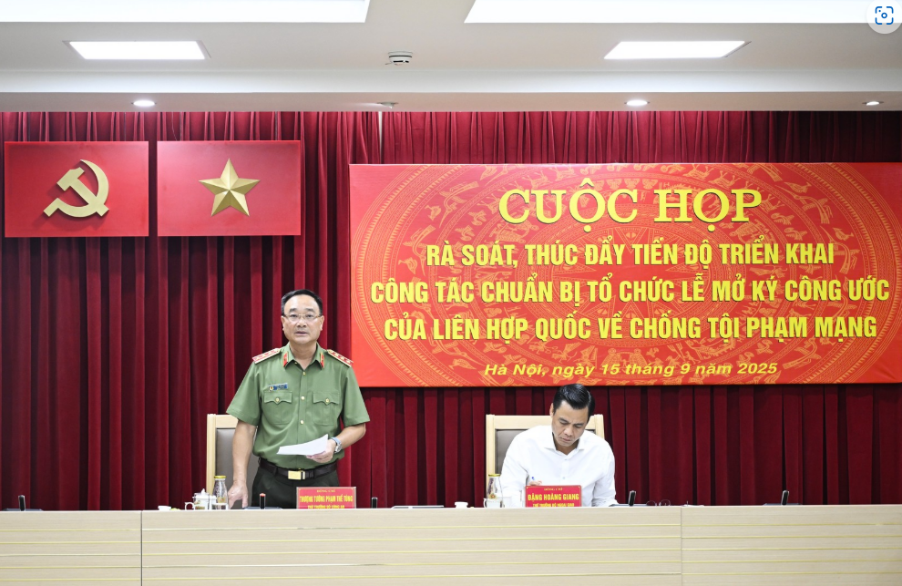 Sẵn sàng cho Lễ mở ký Công ước của Liên hợp quốc về chống tội phạm mạng