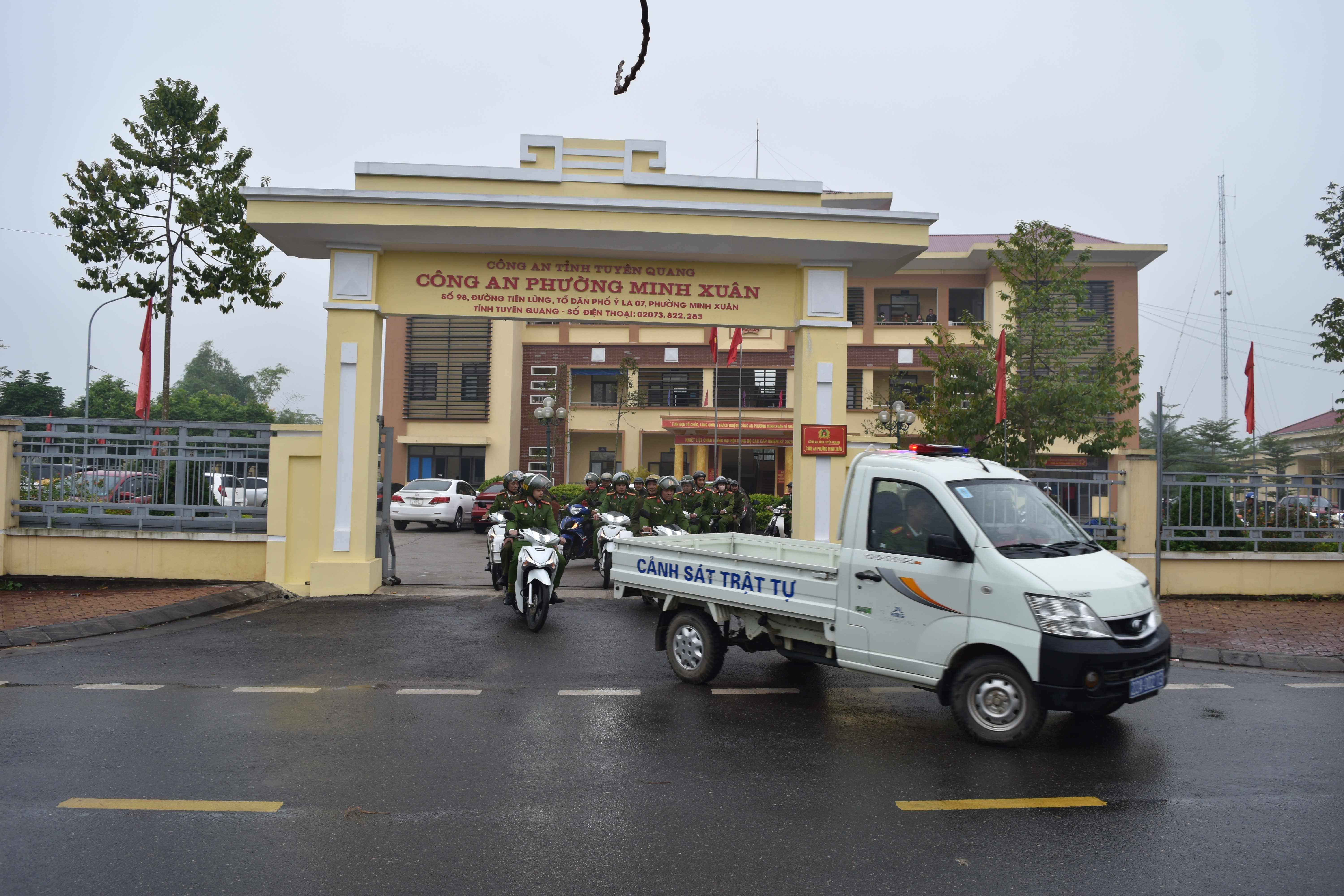 Công an phường Minh Xuân triển khai đợt cao điểm đảm bảo an ninh trật tự dịp tết nguyên đán Bính Ngọ năm 2026