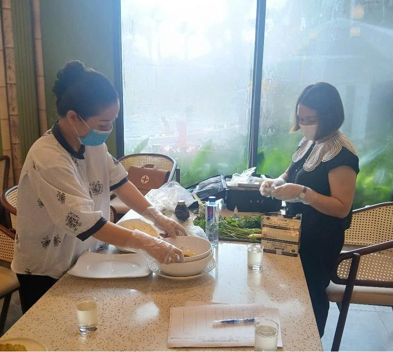 Kiểm tra, giám sát bảo đảm an toàn thực phẩm phục vụ Chương trình  Giao lưu nghệ thuật "Giữ trọn lời thề - Bản hùng ca từ cội nguồn"