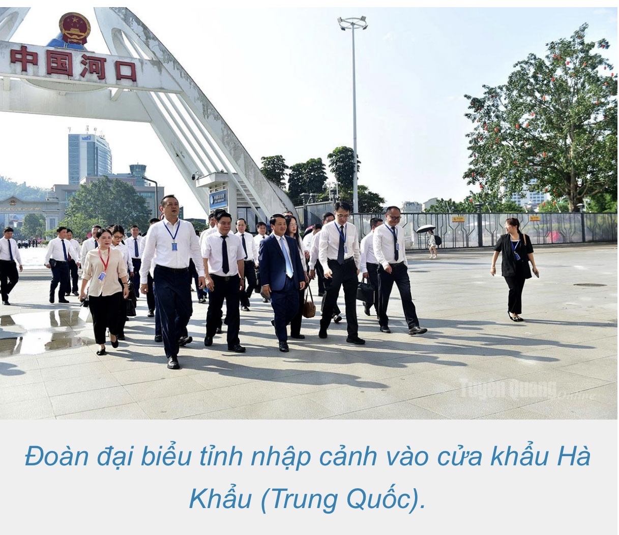 Đoàn đại biểu tỉnh Tuyên Quang bắt đầu thăm và làm việc tại Vân Nam (Trung Quốc)