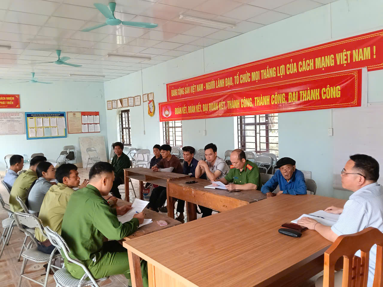 CÔNG AN XÃ TIÊN NGUYÊN TÍCH CỰC THAM GIA HOÀ GIẢI Ở CƠ SỞ