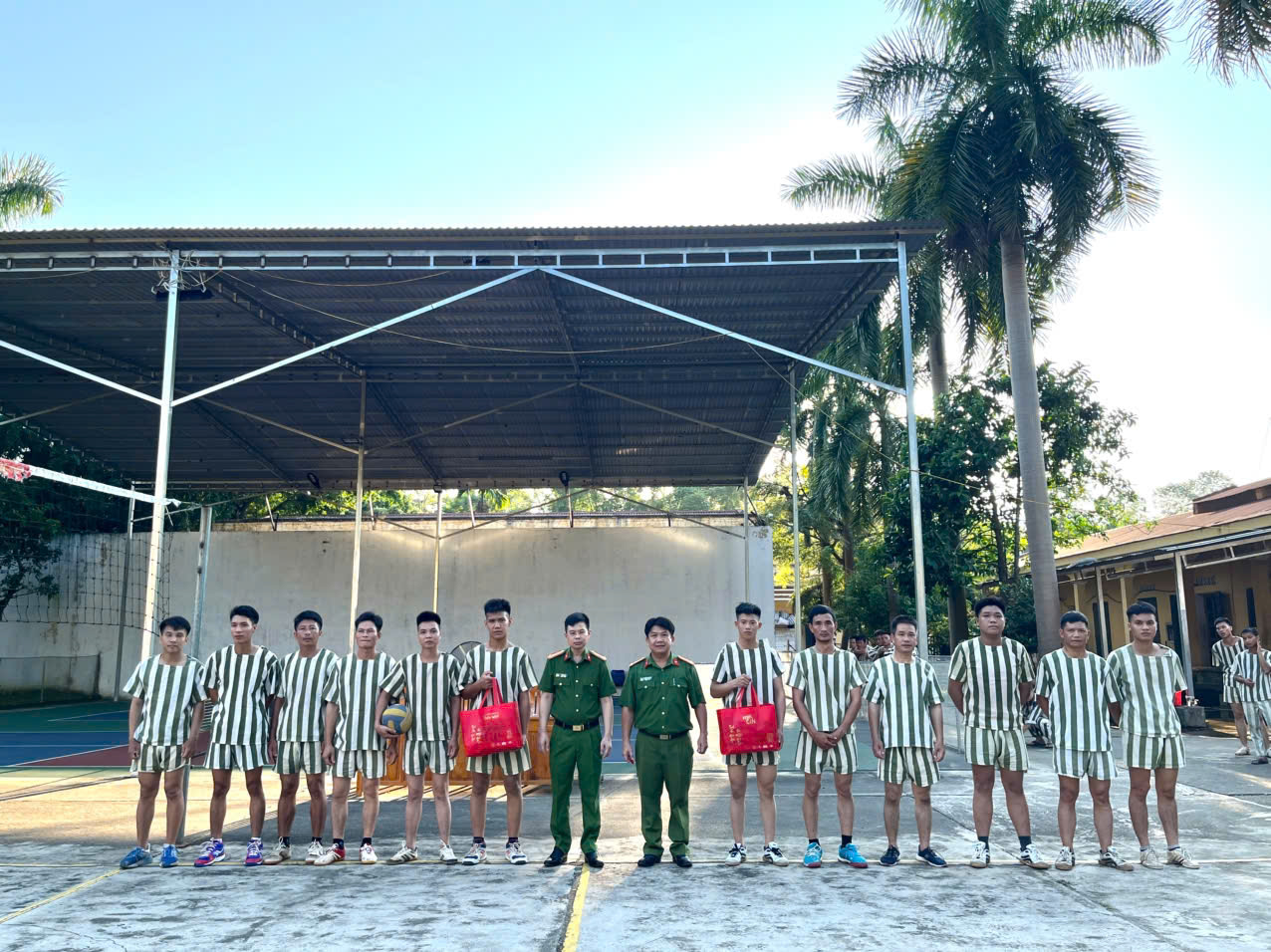 TRẠI TẠM GIAM SỐ 1 TỔ CHỨC HOẠT ĐỘNG THỂ DỤC THỂ THAO CHO PHẠM NHÂN DỊP LỄ QUỐC KHÁNH 02/9