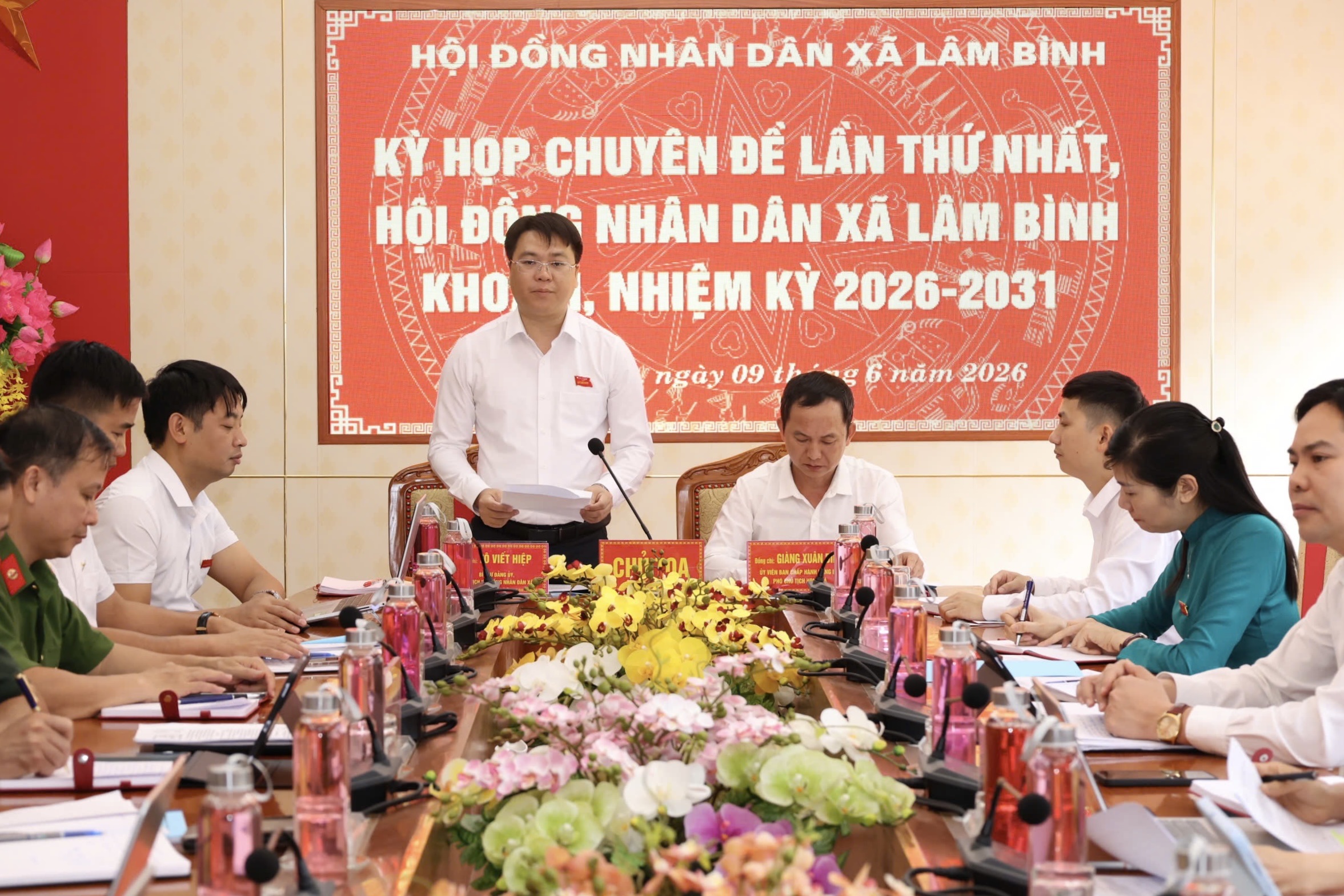 Lâm Bình tổ chức Kỳ họp chuyên đề lần thứ Nhất, Hội đồng nhân dân xã khóa II, nhiệm kỳ 2026 - 2031