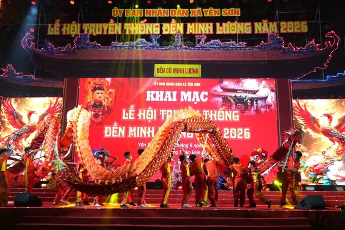 Khai hội truyền thống Đền Minh Lương