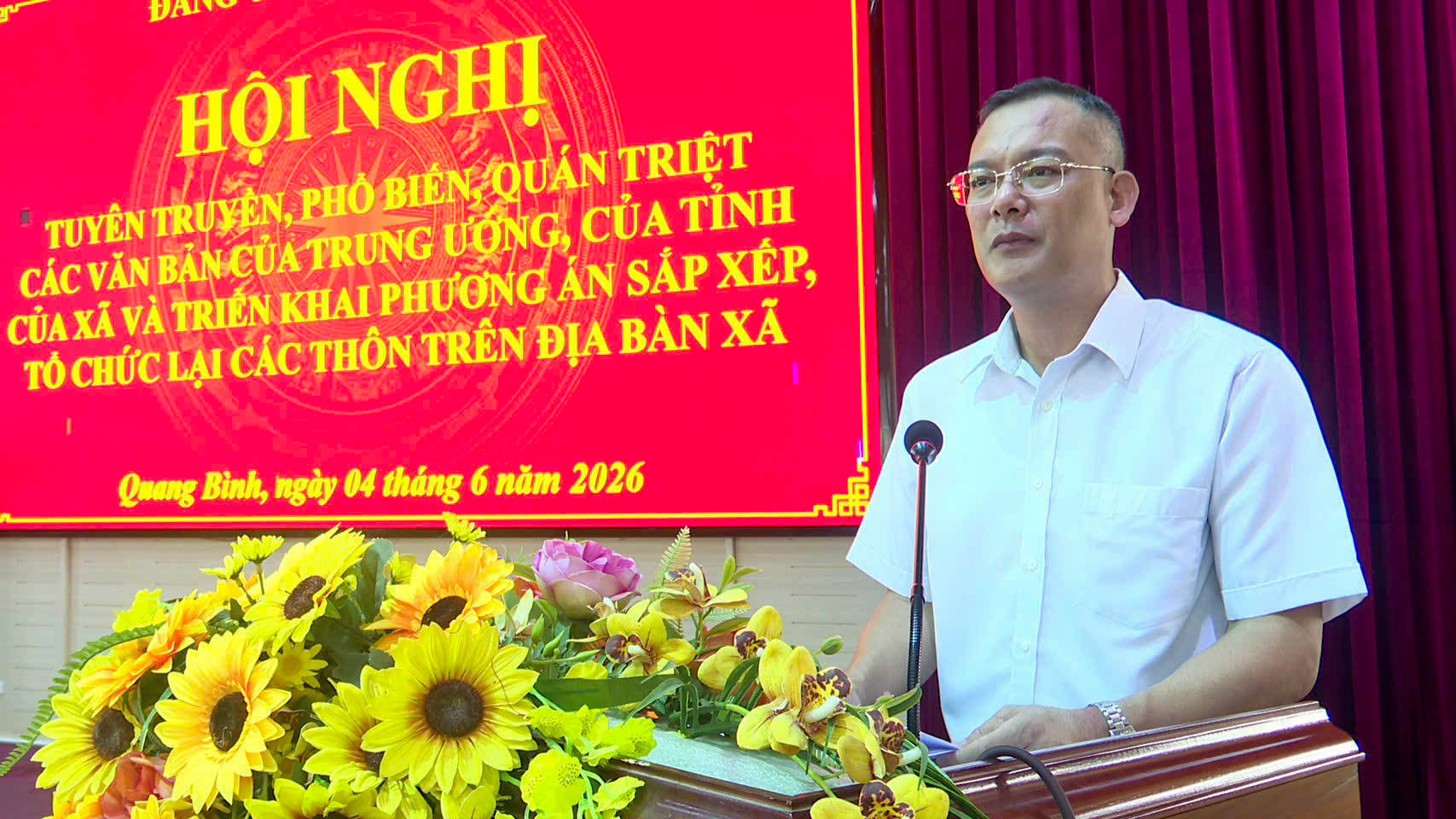 ĐẢNG ỦY XÃ QUANG BÌNH TỔ CHỨC HỘI NGHỊ TUYÊN TRUYỀN, HỌC TẬP, QUÁN TRIỆT VÀ TRIỂN KHAI CÁC VĂN BẢN MỚI CỦA TRUNG ƯƠNG, TỈNH VÀ ĐỊA PHƯƠNG