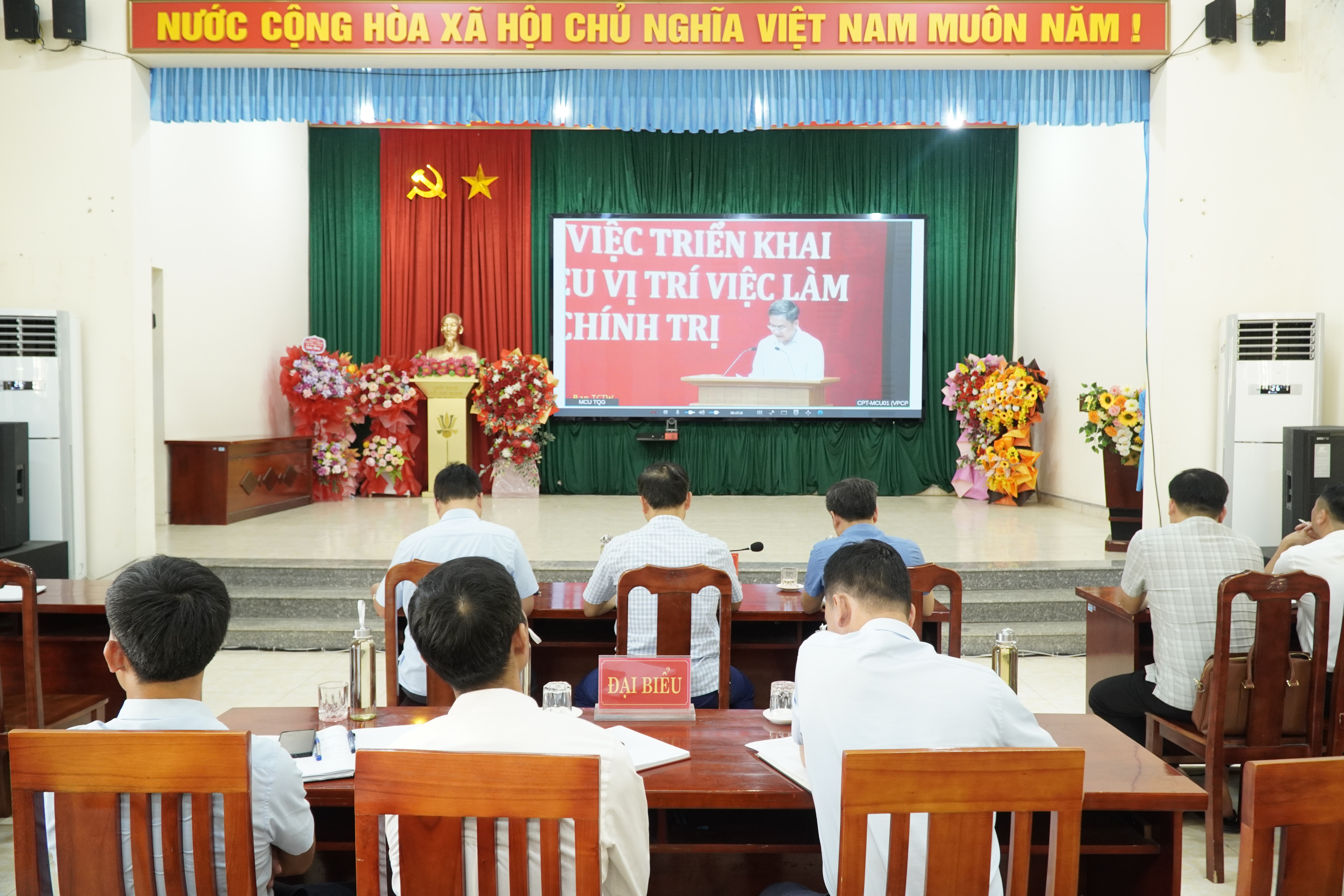 Xã Đông Thọ tham dự Hội nghị quán triệt về vị trí việc làm và phương án giao biên chế giai đoạn 2027–2031