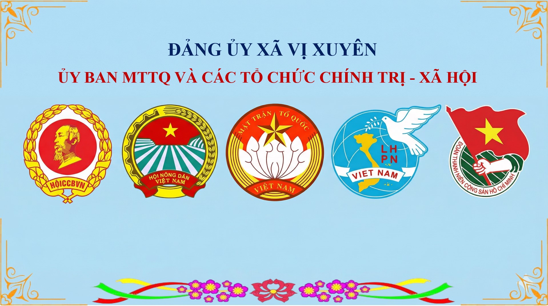Ủy ban MTTQ và các tổ chức Chính trị - xã hội