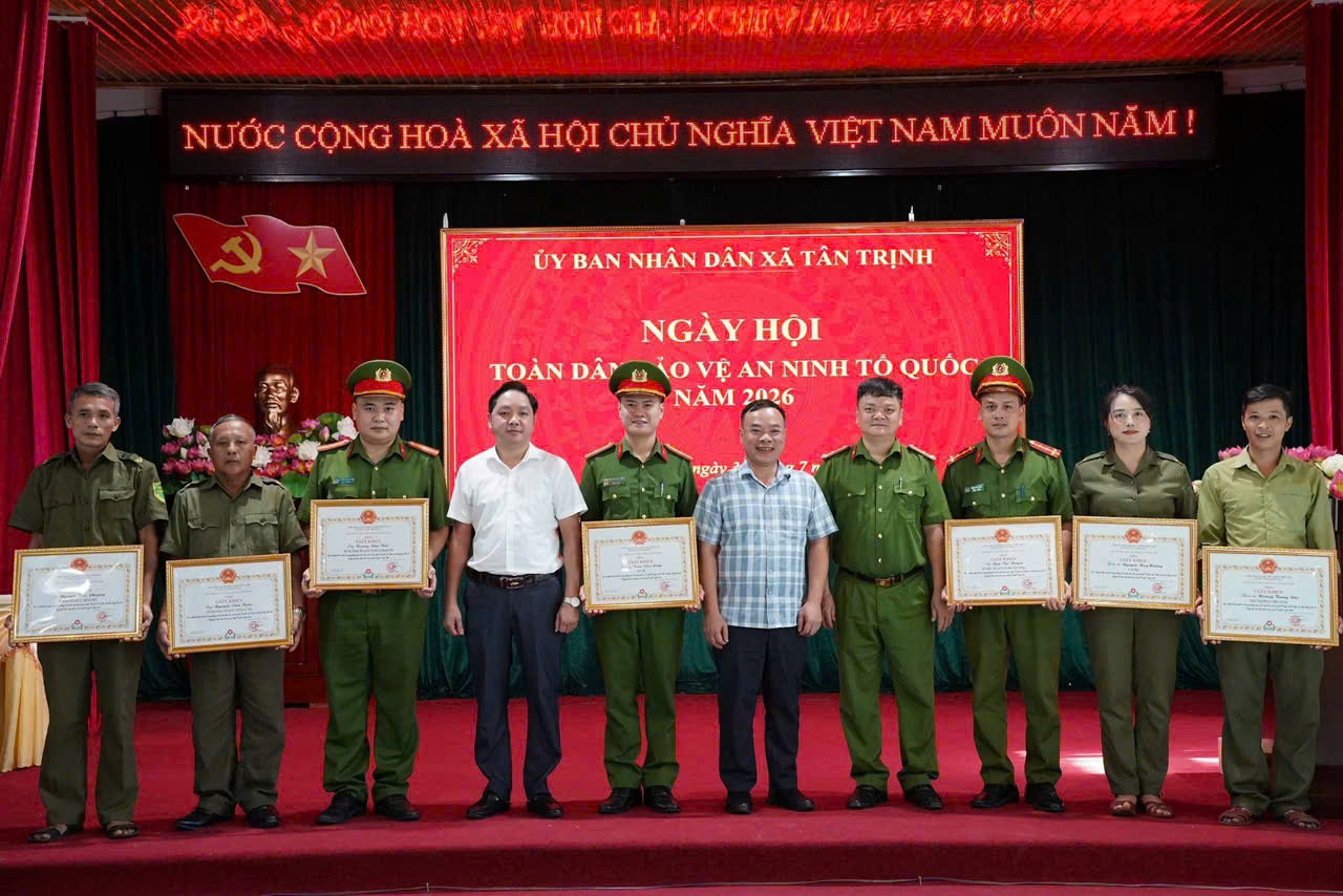 XÃ TÂN TRỊNH TỔ CHỨC THÀNH CÔNG NGÀY HỘI TOÀN DÂN BẢO VỆ AN NINH TỔ QUỐC NĂM 2026