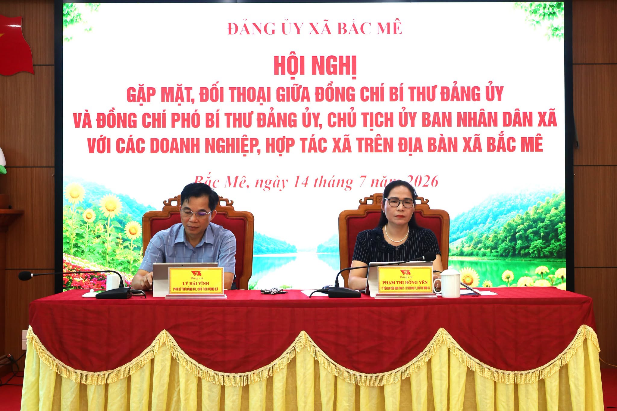 Bắc Mê đối thoại với doanh nghiệp, hợp tác xã nhằm tháo gỡ khó khăn, thúc đẩy phát triển kinh tế tư nhân.