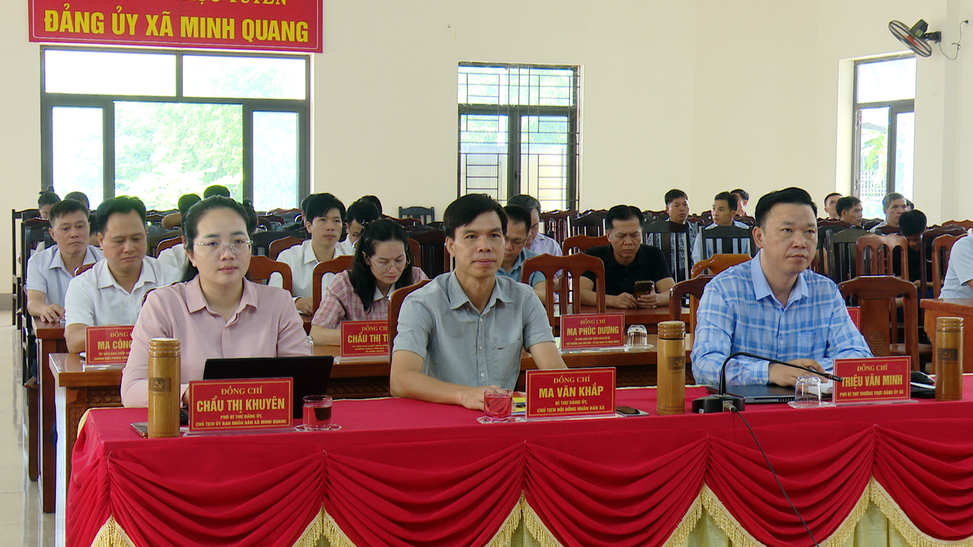 Minh Quang dự hội nghị học tập, quán triệt, triển khai thực hiện các văn bản của BCH Trung ương, Bộ Chính trị, Ban Bí thư và của Tỉnh ủy