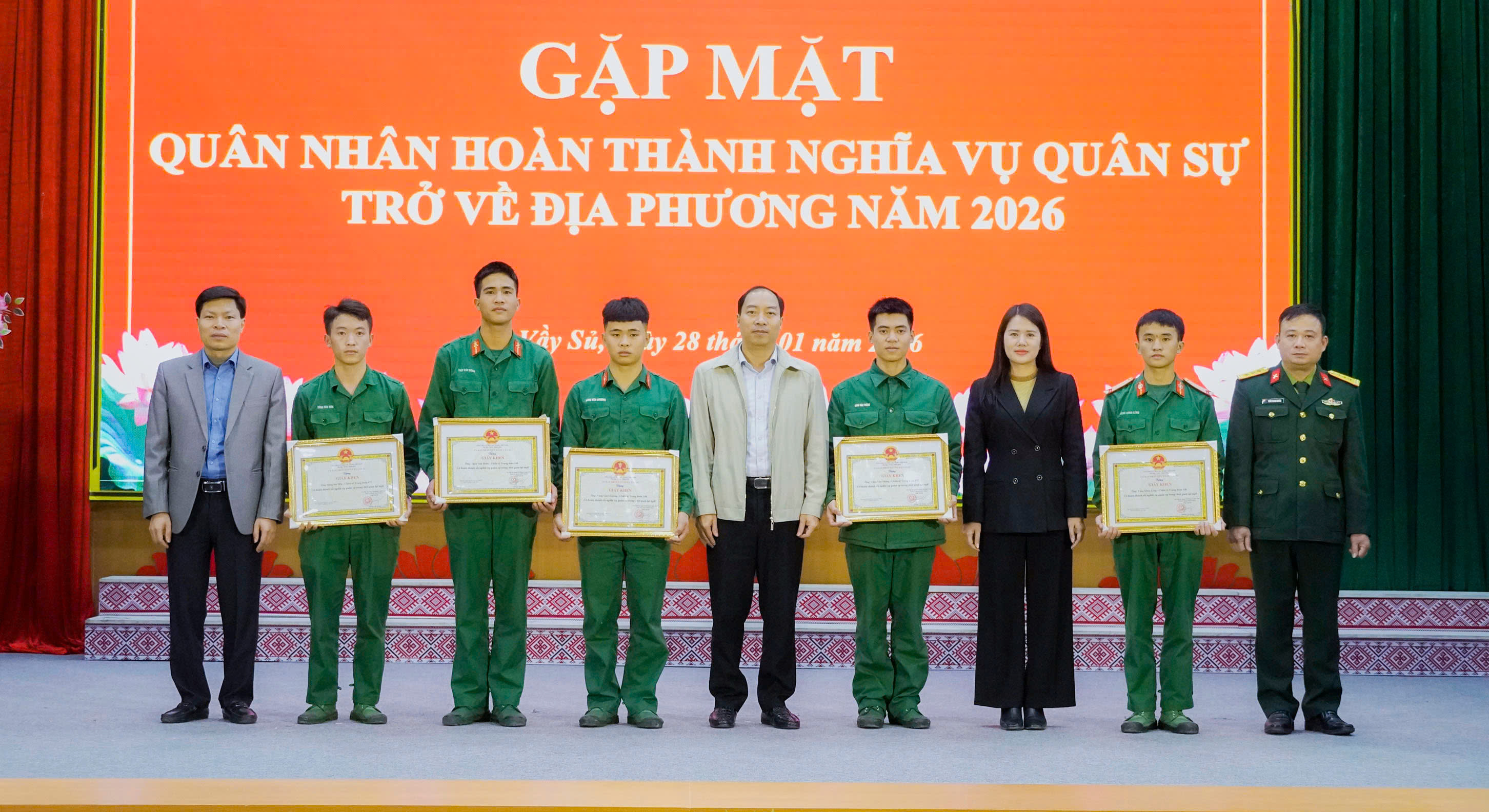 Gặp mặt quân nhân hoàn thành nghĩa vụ quân sự trở về địa phương