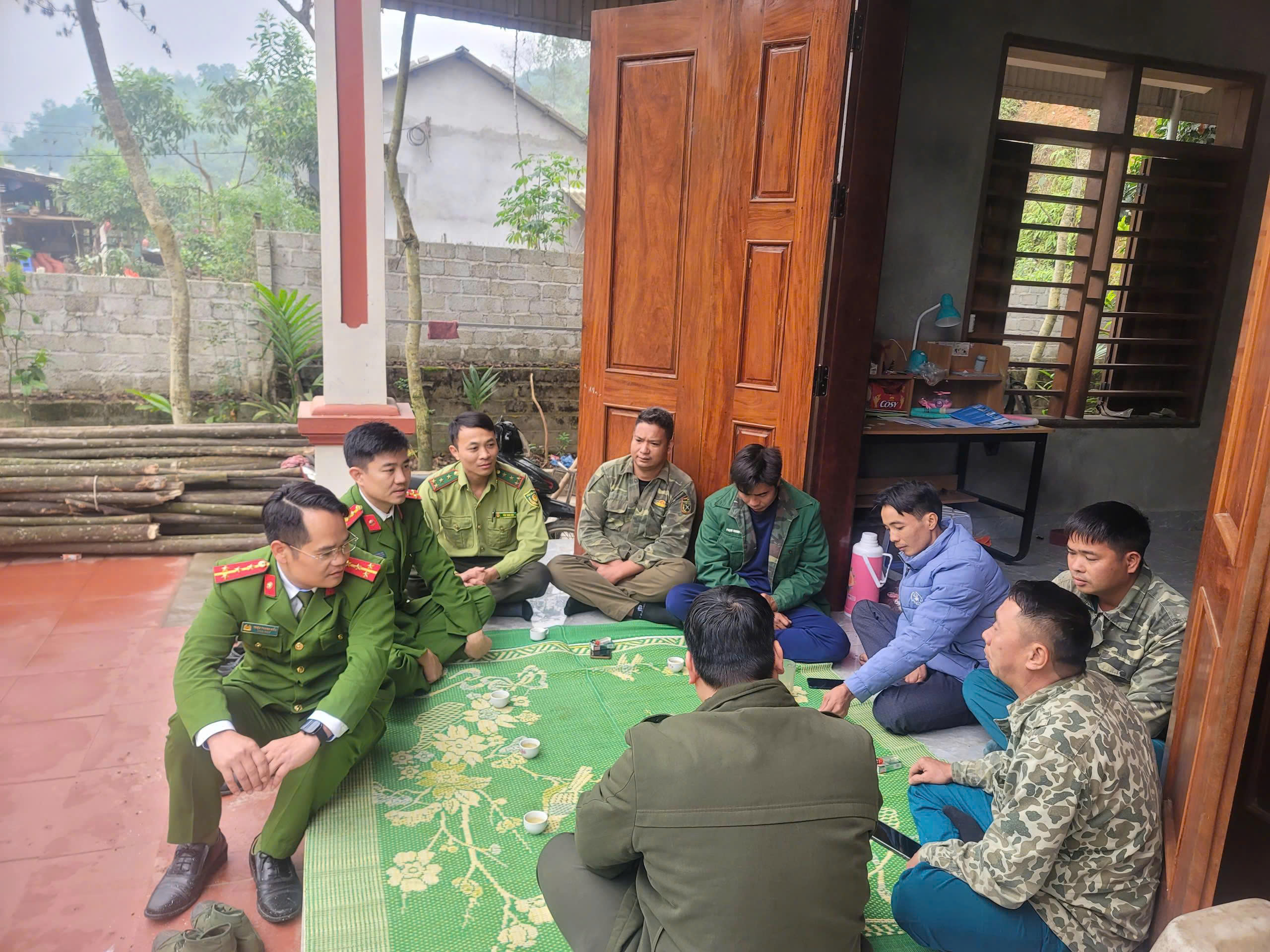 CÔNG AN XÃ TÂN THANH TUYÊN TRUYỀN PHÒNG CHÁY, CHỮA CHÁY RỪNG