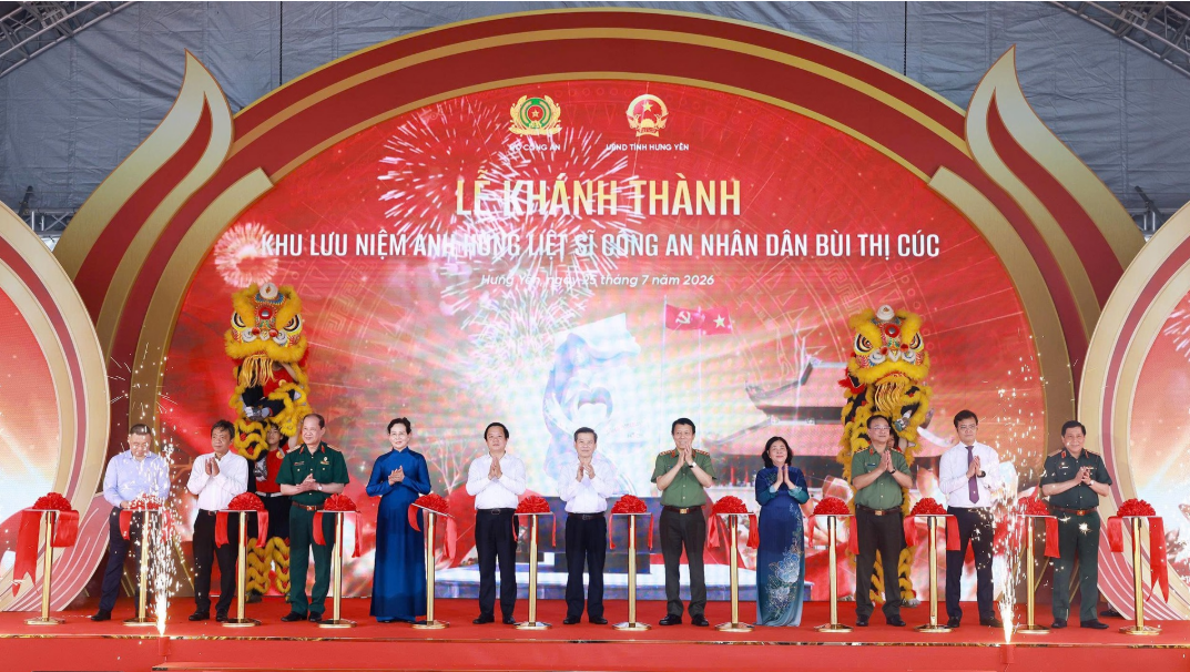 KHÁNH THÀNH KHU LƯU NIỆM ANH HÙNG LIỆT SĨ CÔNG AN NHÂN DÂN BÙI THỊ CÚC