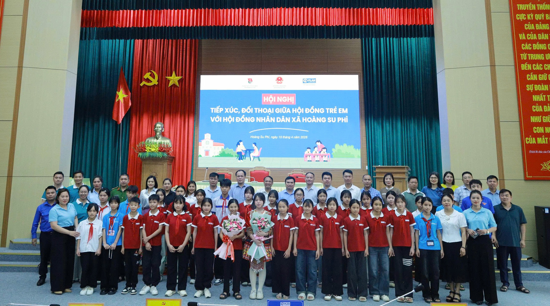 Hội nghị đối thoại giữa Hội đồng Trẻ em với Hội đồng Nhân dân xã tại Hoàng Su Phì: Lắng nghe và hành động vì trẻ em