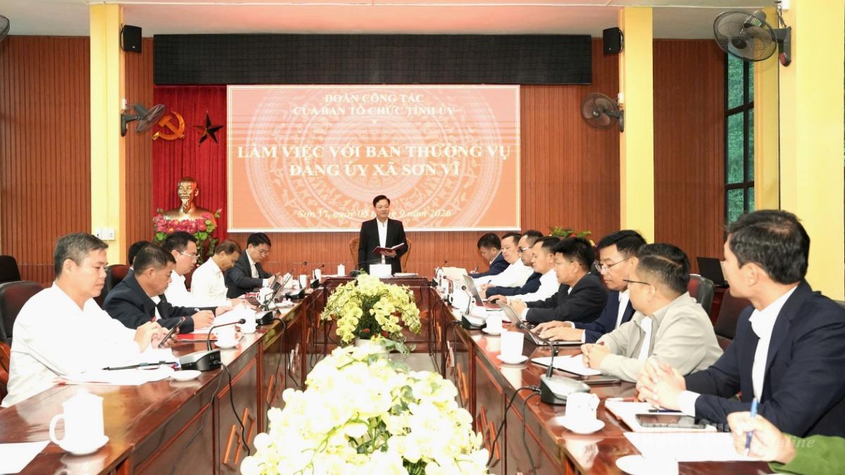 Sơn Vĩ chú trọng xây dựng Đảng, nâng cao chất lượng đội ngũ cán bộ