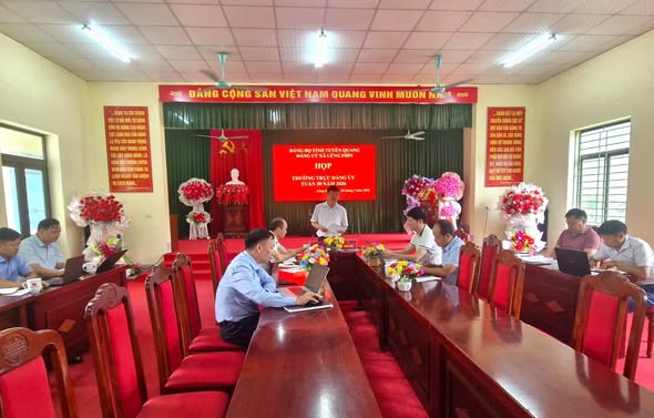 Phiên họp Thường trực Đảng ủy tuần 30 năm 2026