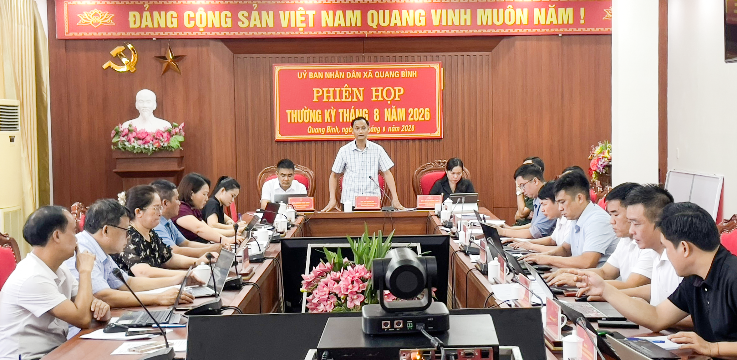 (Quang Bình – Tuyên Quang) UBND xã Quang Bình chủ động tháo gỡ khó khăn, triển khai nhiệm vụ trọng tâm tháng 9 tại phiên họp thường kỳ tháng 8/2026